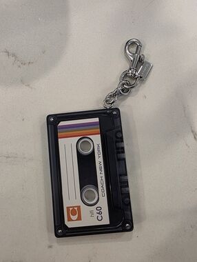 Coach Cassette Charm